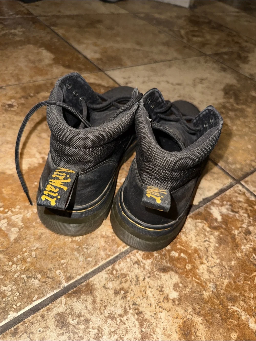 Men's Black Canvas Lace-Up Dr. Martens
